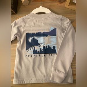 Infant boys properly tied shirt size 12 month